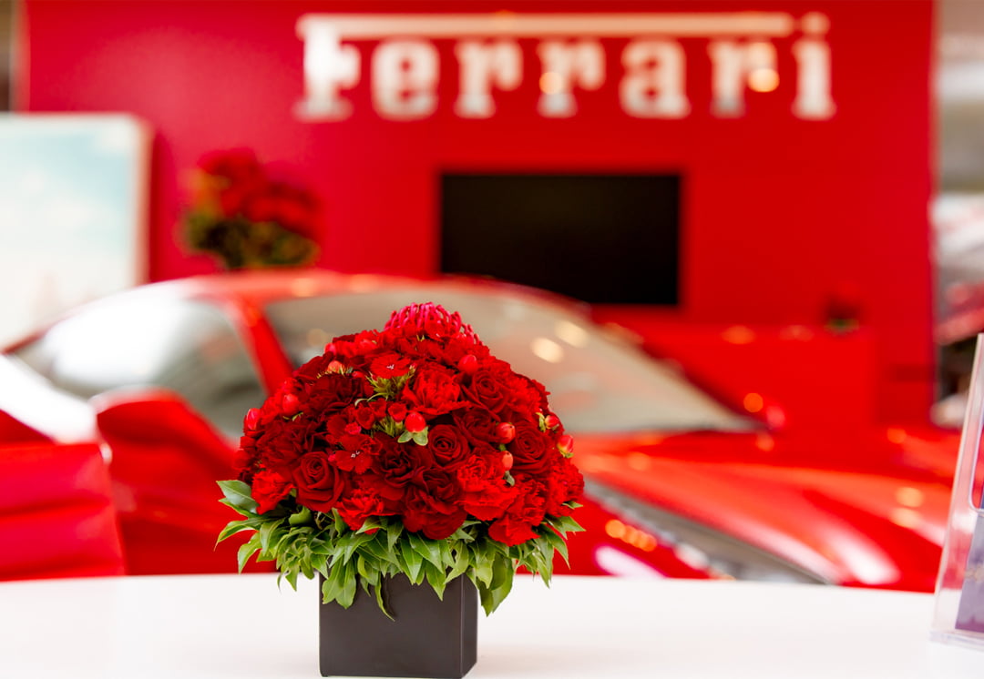 FLORAL STYLING Ferrari1