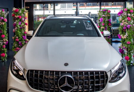 FLORAL STYLING MERCEDES BENZ5