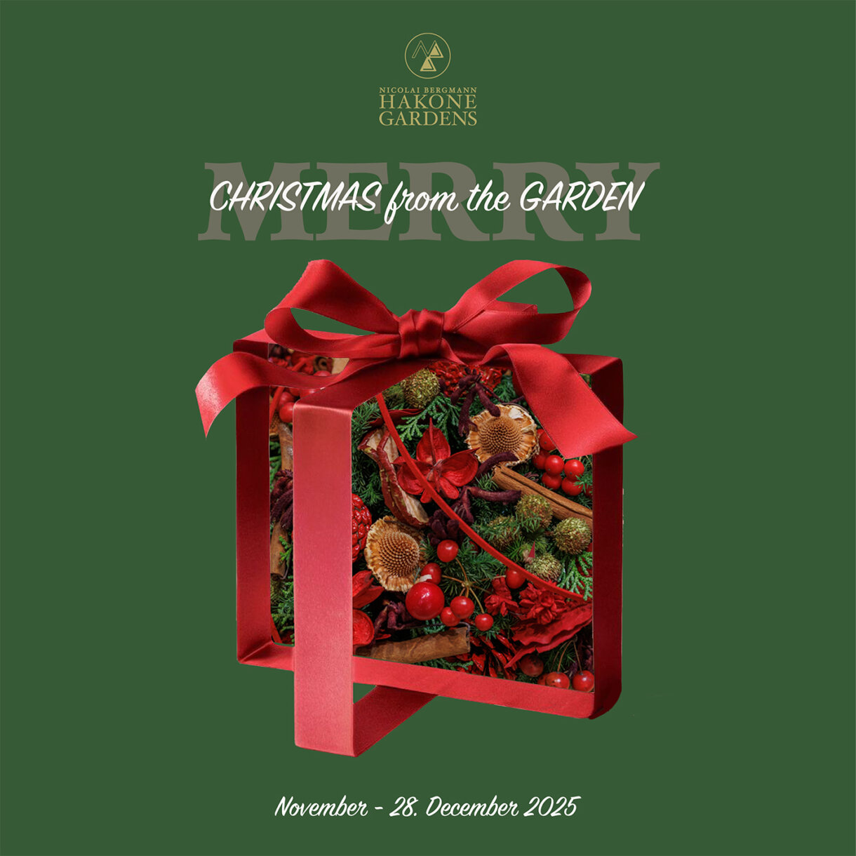 Enjoy the Holidays at Hakone Gardens